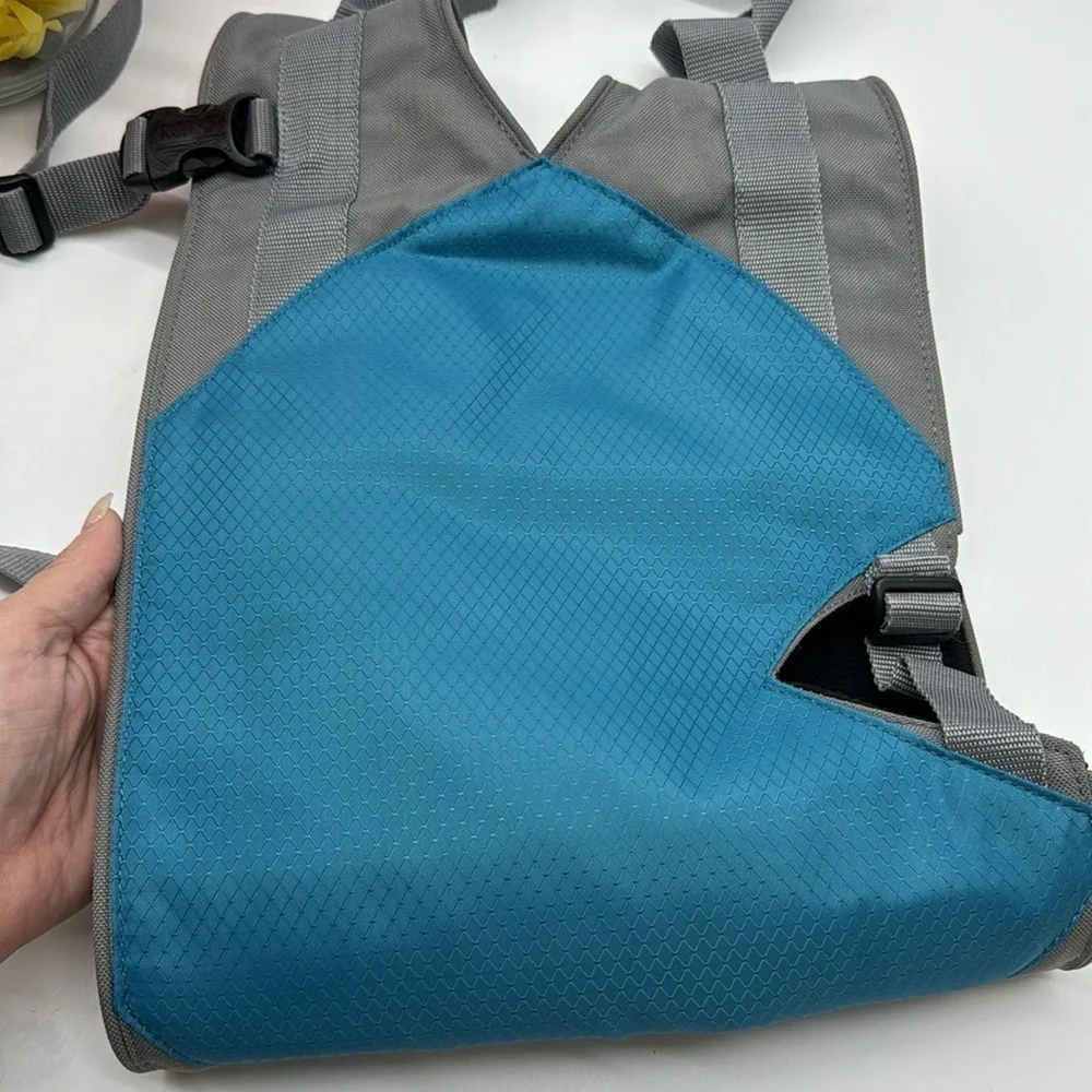 Kurgo Gray Teal Dog Jacket Harness MCB6927J
